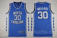 Camisetas NCAA North Carolina Rasheed Wallace Azul