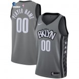 Camisetas NBA Brooklyn Nets Personalizada Gris Statement 2020
