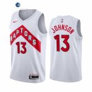 Camisetas NBA de Toronto Raptors David Johnson Nike Blanco Association 2021