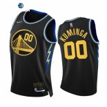 Camisetas NBA de Golden State Warriors Jonathan Kuminga 75th Negro Ciudad 2021-22