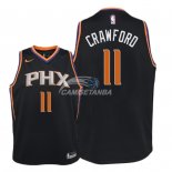 Camisetas de NBA Ninos Phoenix Suns Jamal Crawford Negro Statement 2018