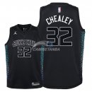 Camiseta NBA Ninos Charlotte Hornets Joe Chealey Nike Negro Ciudad 18/19