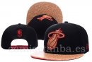 Snapbacks Caps NBA De Miami Heat Negro Oro