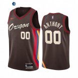 Camiseta NBA de Carmelo Anthony Portland Trail Blazers Nike Negro Ciudad 2020-21