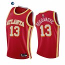 Camisetas NBA de Atlanta Hawks Bogdan Bogdanovic 75th Season Diamante Rojo Icon 2021-22