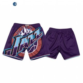 Pantalon NBA de Utah Jazz Big Face Purpura 2020