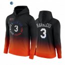 Sudaderas Con Capucha NBA New York Knicks Maurice Harkless Negro Naranja Ciudad 2020-21