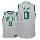 Camiseta NBA Ninos Boston Celtics Jayson Tatum Nike Gris Ciudad 2018