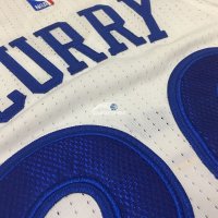 Camisetas NBA de Stephen Curry Golden State Warriors Todo Blanco 17/18