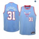 Camisetas de NBA Ninos Chicago Bulls Tomas Satoransky Nike Azul Ciudad 19/20