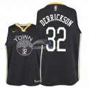 Camisetas de NBA Ninos Golden State Warriors Marcus Derrickson Negro Statement 2018