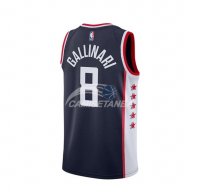 Camisetas NBA de Danilo Gallinari Los Angeles Clippers Nike Marino Ciudad 18/19