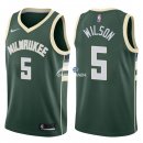 Camisetas NBA de D.J. Wilson Milwaukee Bucks Verde Icon 17/18