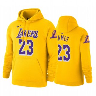 Chaqueta De Lana NBA Los Angeles Lakers LeBron James Oro