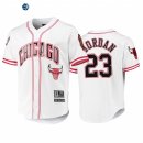 T Shirt NBA Chicago Bulls NO.23 Michael Jordan Capsule Baseball Blanco 2022