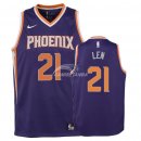 Camisetas de NBA Ninos Phoenix Suns Alex Len Púrpura Icon 2018