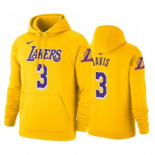 Chaqueta De Lana NBA Los Angeles Lakers Anthony Davis Oro