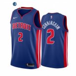 Camisetas NBA de Detroit Pistons Cade Cunningham Nike Azul Icon 2021-22