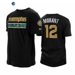 T-Shirt NBA Memphis Grizzlies Ja Morant Negro Ciudad 2020-21