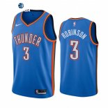 Camisetas NBA de Oklahoma City Thunder Justin Robinson Nike Azul Icon 2021