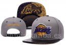 Snapbacks Caps NBA De Los Angeles Lakers Gris Amarillo