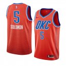 Camisetas NBA De Oklahoma City Thunder Richard Solomon Naranja Statement 2019-20