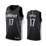 Camisetas NBA de Isaac Bonga Washington Wizards Nike Negro Ciudad 2019/20
