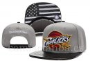 Snapbacks Caps NBA De Cleveland Cavaliers USA Bandera Gris