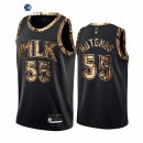 Camisetas NBA de Atlanta Hawks Dikembe Mutombo Piel De Pitón Negro 2021-22
