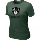 Camisetas NBA Mujeres Brooklyn Nets Verde Oscuro