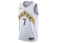 Camisetas NBA de Kyle Lowry Toronto Raptors Nike Blanco Ciudad 18/19