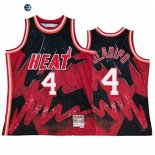 Camisetas NBA Miami Heat NO.4 Victor Oladipo Rojo Throwback 2022