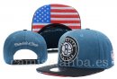 Snapbacks Caps NBA De Brooklyn Nets USA Bandera Azul