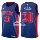 Camisetas NBA de Jon Leuer Detroit Pistons 17/18 Azul Icon