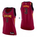 Camisetas NBA Mujer Isaiah Thomas Cleveland Cavaliers Rojo Icon 17/18