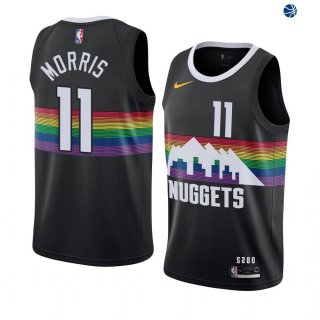 Camisetas NBA de Monte Morris Denver Nuggets Nike Negro Ciudad 19/20