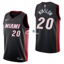 Camisetas NBA de Justise Winslow Miami Heats Negro Icon 17/18