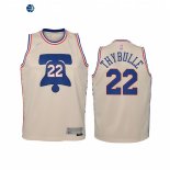Camisetas de NBA Ninos Edición ganada Philadelphia 76ers Matisse Thybulle Crema 2021