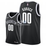 Camisetas NBA de Rodions Kurucs Brooklyn Nets Negro Icon 2018
