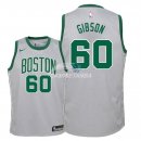 Camiseta NBA Ninos Boston Celtics Jonathan Gibson Nike Gris Ciudad 2018