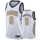 Camisetas NBA de Isaac Humphries Atlanta Hawks Blanco Ciudad 18/19