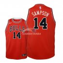 Camiseta NBA Ninos Chicago Bulls JaKarr Sampson Rojo Icon 2018