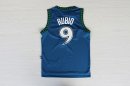 Camisetas NBA de Retro Ricky Rubio Minnesota Timberwolves Azul