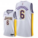 Camisetas NBA de Lance Stephenson Los Angeles Lakers Blanco Association 2018