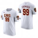 Camisetas NBA de Manga Corta Jae Crowder Cleveland Cavaliers Blanco 17/18