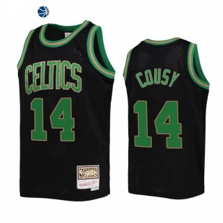 Camisetas NBA Ninos Boston Celtics Bob Cousy Negro Hardwood Classics 2021
