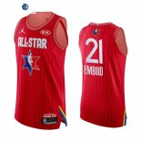 Camisetas NBA de Joel Embiid All Star 2020 Rojo