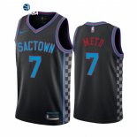 Camisetas NBA de Sacramento Kings Chimezie Metu Nike Negro Ciudad 2021