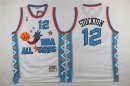 Camisetas NBA de John Stockton All Star 1996 Blanco