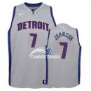 Camiseta NBA Ninos Detroit Pistons Stanley Johnson Gris Statement 17/18